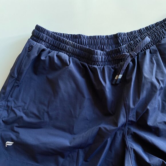 NWT Fabletics Shorts Mens The One Short Drawstring Pockets Size XXL Deep Navy - Picture 3 of 3